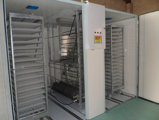 Huevo comercial de la incubadora de la sola etapa que trama los huevos 5.7kw de la máquina 20000