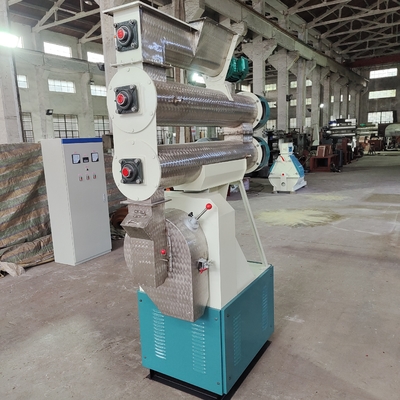 comprar Cadena de producción de la pelotilla de la alimentación de Ring Die Pellet Mill Wood de la impulsión de correa pequeña 1a online manufacture